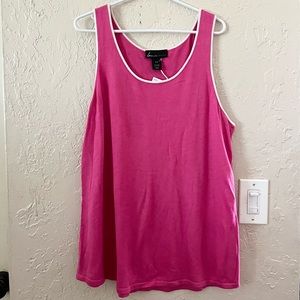 Y2K Pink + White Tank
